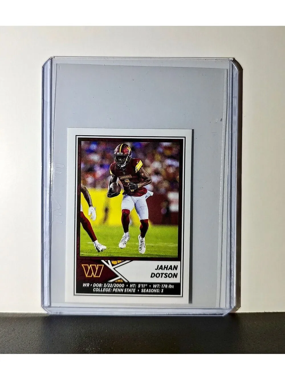 Jahan Dotson 2024 Panini NFL Sticker #350 Washington Commanders